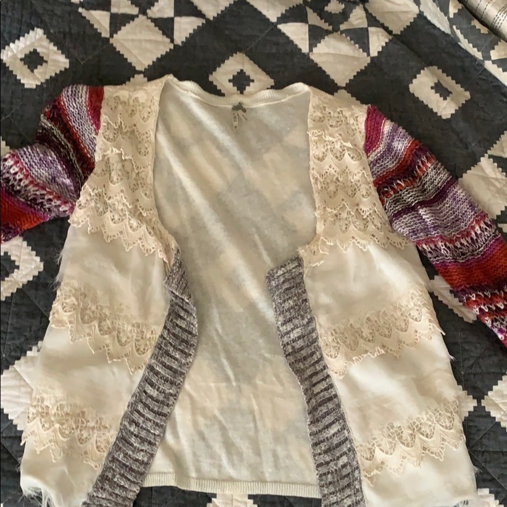 BKE lace spring cardigan.